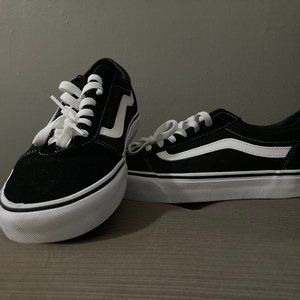 Vans Classic Old Skool Mens black/white US 9.5 shoes